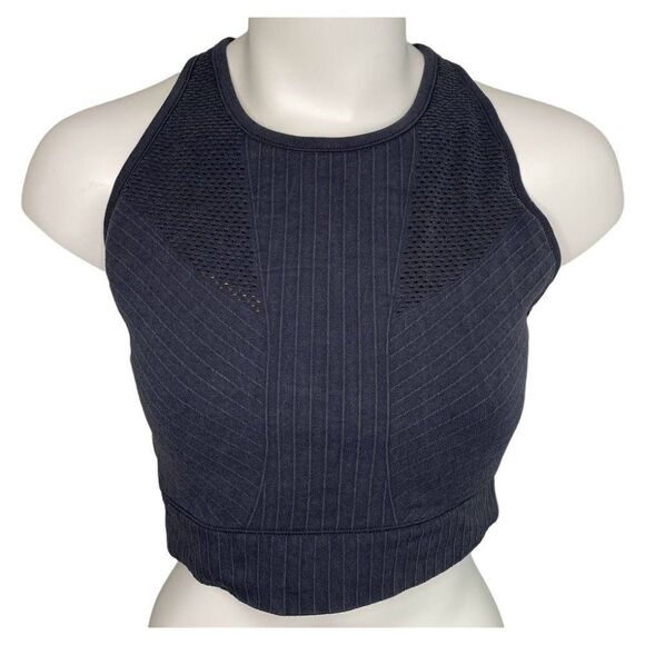 All In Motion Active Sports Bra Women's XXL 2XL Gray Wicking Racerback Stretch - Picture 4 of 15